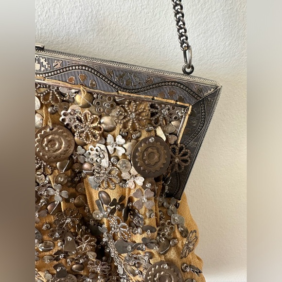 Vintage Pewter sequin purse - Picture 4 of 5